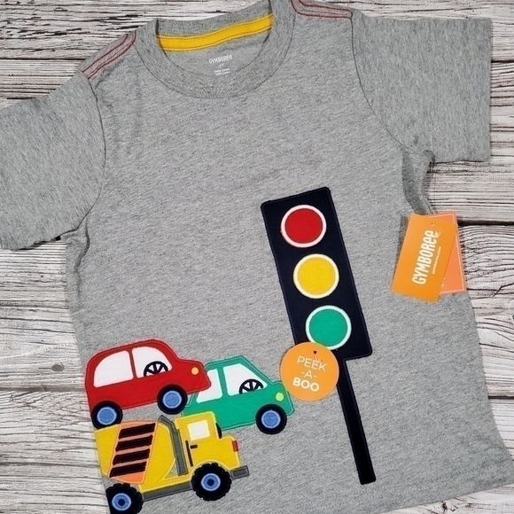 Gymboree Embroidered T-Shirts Transportation Vehicles Travel Adventures T-Shirts - Picture 5 of 12